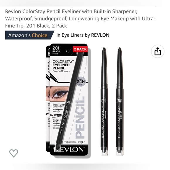 Revlon Makeup Nwt Revlon Colorstay Pencil Eyeliner With Ultrafine